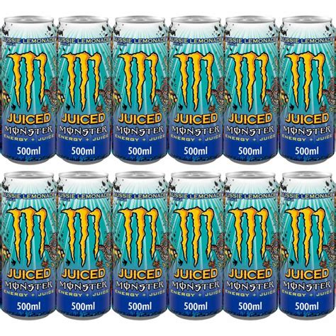 Monster Energy Drink Juiced Aussie Style Lemonade 12er Pack 12x05l