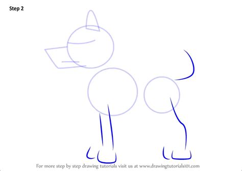 Step By Step How To Draw Brutus From Pound Puppies