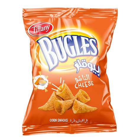 Tiffany Bugles Cheese Corn Snacks 125 G Online At Best Price Corn Based Bags Lulu Qatar