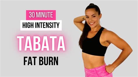 Minute Full Body Tabata Hiit Workout Fat Burning Interval Training