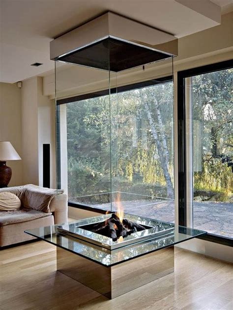 Gorgeous Glass Fireplaces for the Living Room