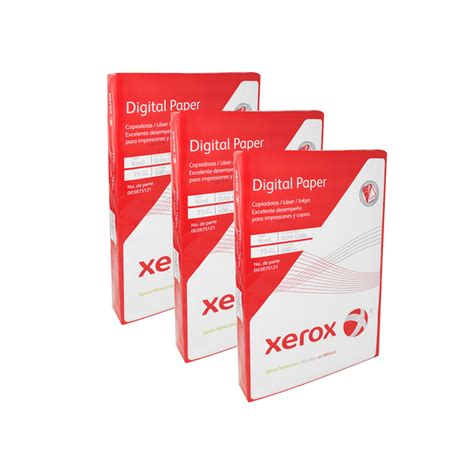 Hoja De Papel Doble Carta Xerox 003r75121 Blanco Paquete Con 500 Piezas Thoro Enterprises De