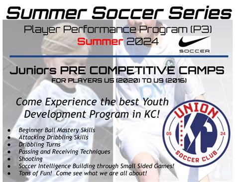 Soccer Camps In Kansas City Kc Soccer Clinics And Summer Camps