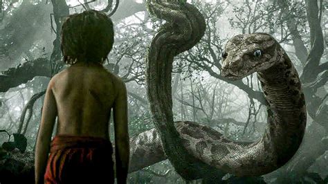 Mowgli Meets Kaa Scene The Jungle Book Movie Clip Youtube