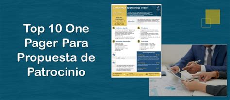 Las 10 Mejores Plantillas De PowerPoint Para Propuestas De Patrocinio