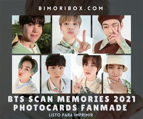 Bts Scan Memories 2021 Photocards Fanmade