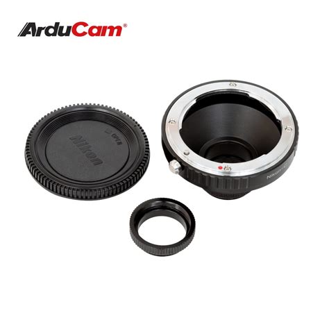 Arducam Lens Mount Adapter for Nikon F-Mount Lens to C-Mount Raspberry ...