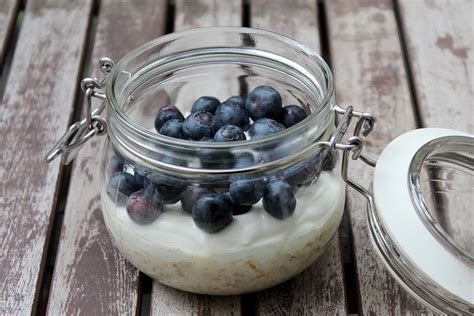 Rezept Overnight Oats Vanille Blaubeere Overnight Oats