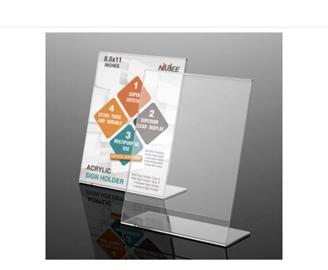 Leading Factory For A3 A4 A5 Acrylic Poster Menu Holder Perspex