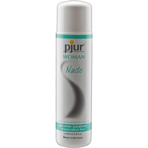 Pjur Woman Nude Water Based Intimate Lubricant 34 Floz 100 Ml