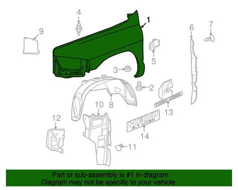 Dodge Fender Driver S Side Lh Ab Tascaparts