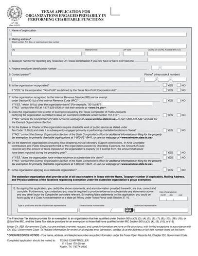 Texas Hotel Occupancy Tax Forms 12 302 Texas Hotel Occupancy Tax Exemption Certificate