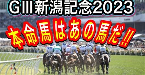 GⅢ新潟記念2023・中央競馬予想｜競馬のkazushi