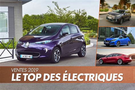 Photo 1 Ouverture Top ventes électrique 2019 Les voitures