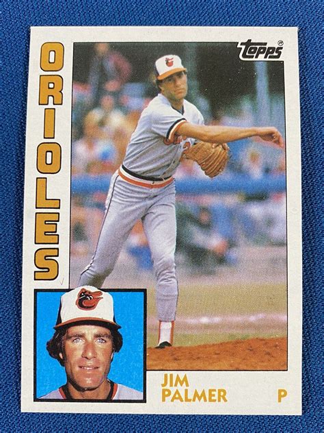 Topps Jim Palmer Baseball Card Set Break Baltimore Orioles Ebay