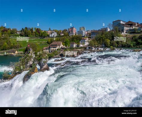 The Rhine Falls With Schaffhausen Canton Schaffhausen Switzerland