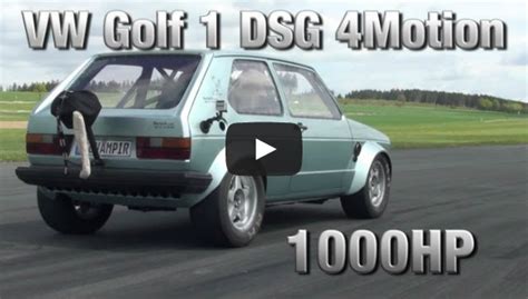 Boba Motoring Tests 1 013 HP Volkswagen Golf I DSG 4Motion VW Golf Tuning