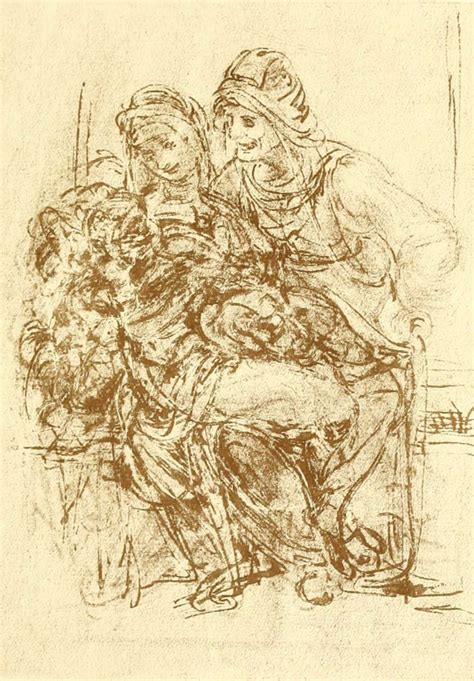 Dessins L Onard De Vinci Dessins Leonard De Vinci Sainte Famille