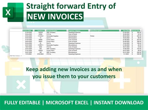 Accounts Payable All In One Excel Sheet Template Etsy