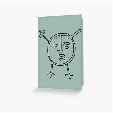 Indigenous Taino Symbols Cute Chick Greeting Card By Liamaris