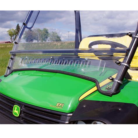 Vented Lexan Windshield For The John Deere Hpx Xuv Gator