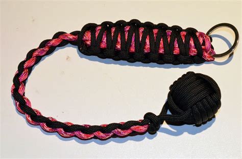 14 Monkey Fist 550 Paracord Keychain 1 Ball Etsy