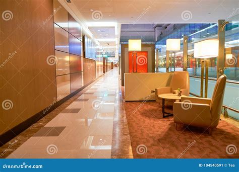 Emirates Business Class Lounge Stock Image - Image of international ...