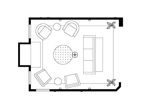 Living Room Floor Plan | Quality living room furniture, Living room ...