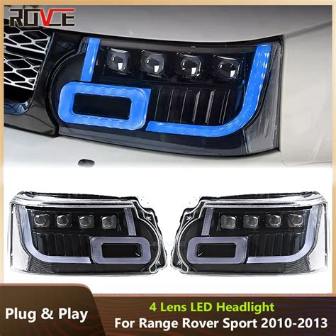 Rovce Led Lens Matrix Headlights For Land Range Rover Sport