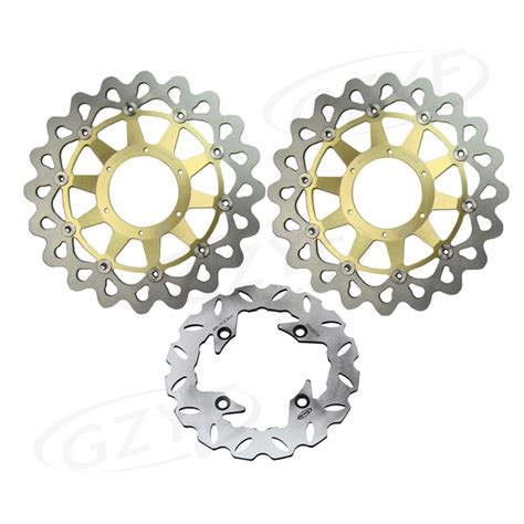 Front Rear Brake Disc Rotors Assembly For Honda 06 07 CBR1000RR