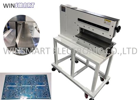 Pcb Thickness 0 3 5mm V Cut PCB Depaneling Machine With Linear Blade