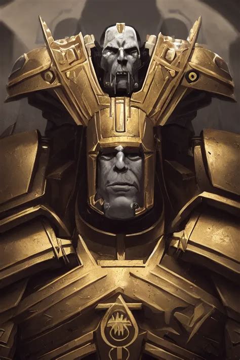 Krea Queen Portrait Heros Warhammer K Horus Heresy Fanart The