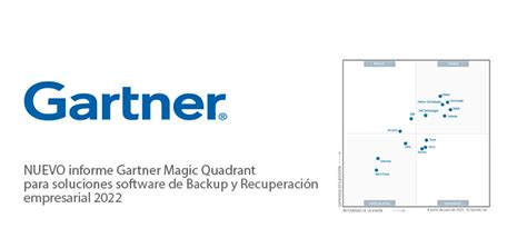 Gartner backup y recuperación empresariales 2022 tecnozero