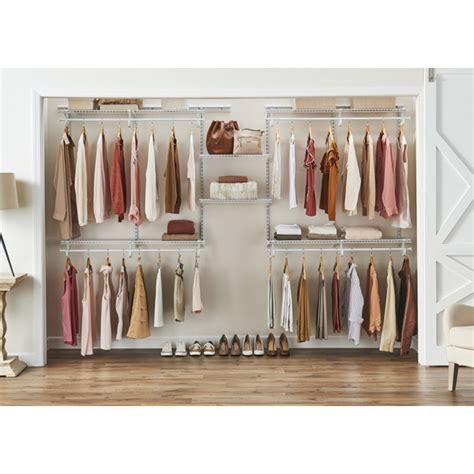 ClosetMaid Ensemble de démarrage pour système de garde robe l 84 po à l