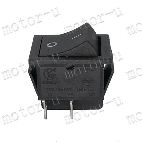 1PCS ZGCY XW-604 4pin 2position 20A 250VAC Boat Switch High Power Black ...