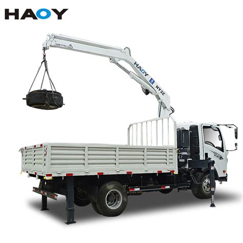 4 Ton Electric Hydraulic Truck Mounted Crane For Sale China Truck