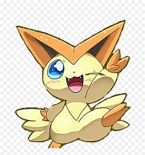 Victini Pokemon Mythical Poketmonster Victorypose Victo Victini