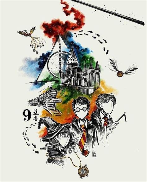 Pin De Sonitta Em Harry Potter Drawing Wallpaper Harry Potter