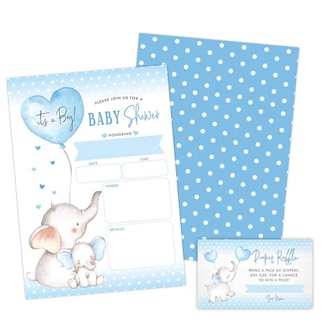 Buy Your Main Event Prints Boy Elephant Baby Shower Invitations Peanut