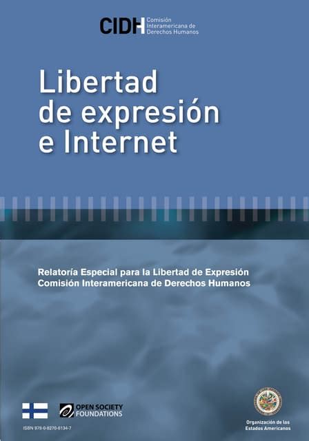 Libertad De Expresion En Internet Pdf