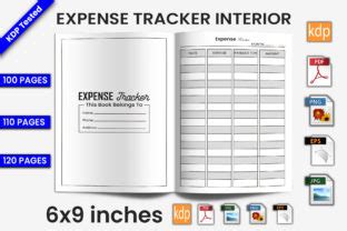 Expense Tracker Log Book KDP Interior Graphic By KDP Art Creative