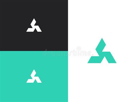 Logo G Om Trique De Triangle De Minimalistic Avec Le Style D Ethno