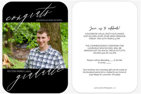 Laura Esposito Photography Llc Graduation Announcements For The