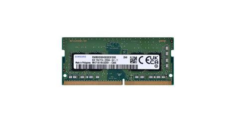 Samsung M471A1K43DB1-CWE 8 GB (1 x 8 GB), DDR4, 3200 Mhz notebook ...