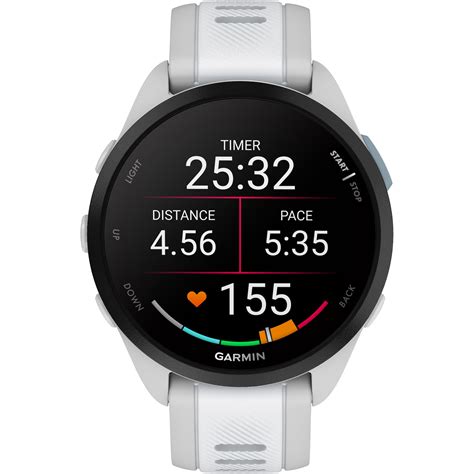 Garmin Forerunner 165 sportsklokke 43mm hvit Elkjøp Elkjøp