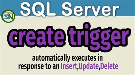 Sql Server After Trigger How To Create Trigger For After Insert