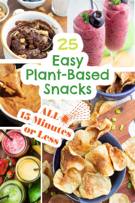 37+ Easy Healthy Vegan Plant-Based Snacks | Recipe | Plant based snacks, Plant based recipes ...