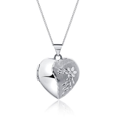 Heart Locket in Sterling Silver