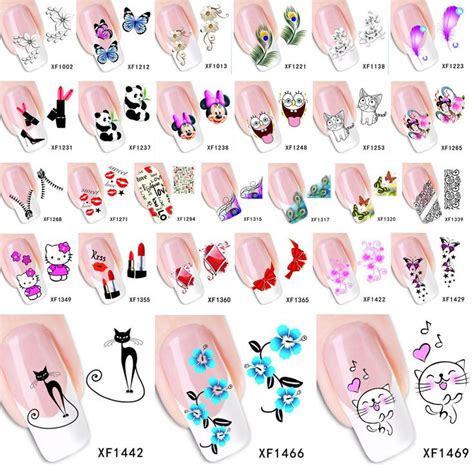 Diy Beautiful Nail Art In Various Designs These Decals Are A Prefect