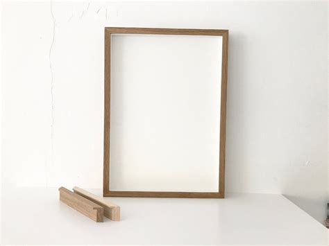 A3 30x40cm Natural Wood Box Frame With Gallery Acrylic Or Etsy Wood